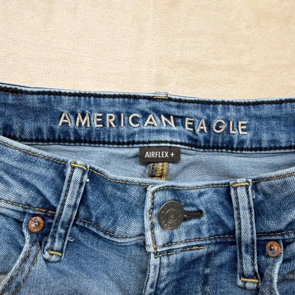 American Eagle‎ Original Straight Jeans Mens 30x34 Blue Excellent Stretch Denim